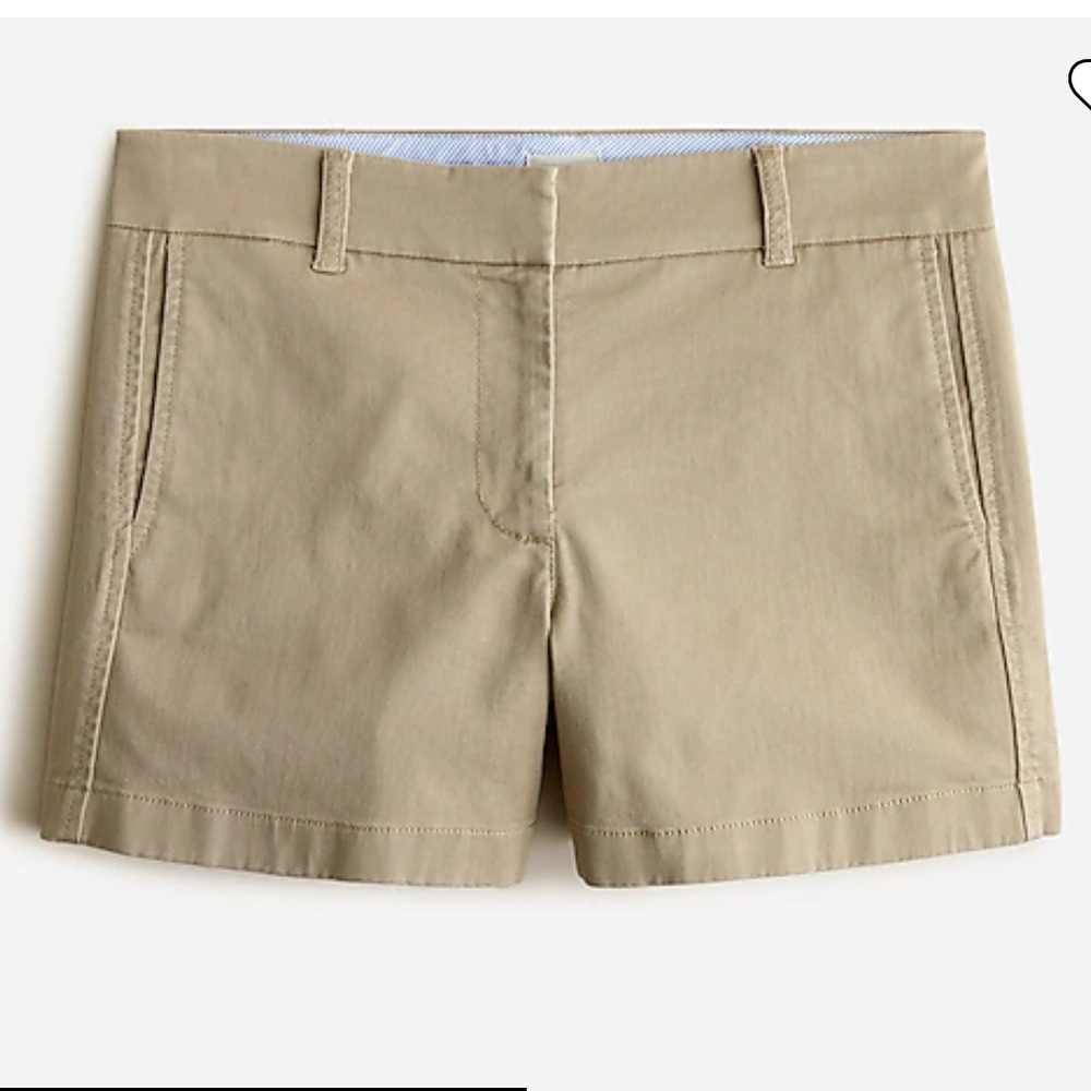J. Crew Chino Khaki Shorts 4”